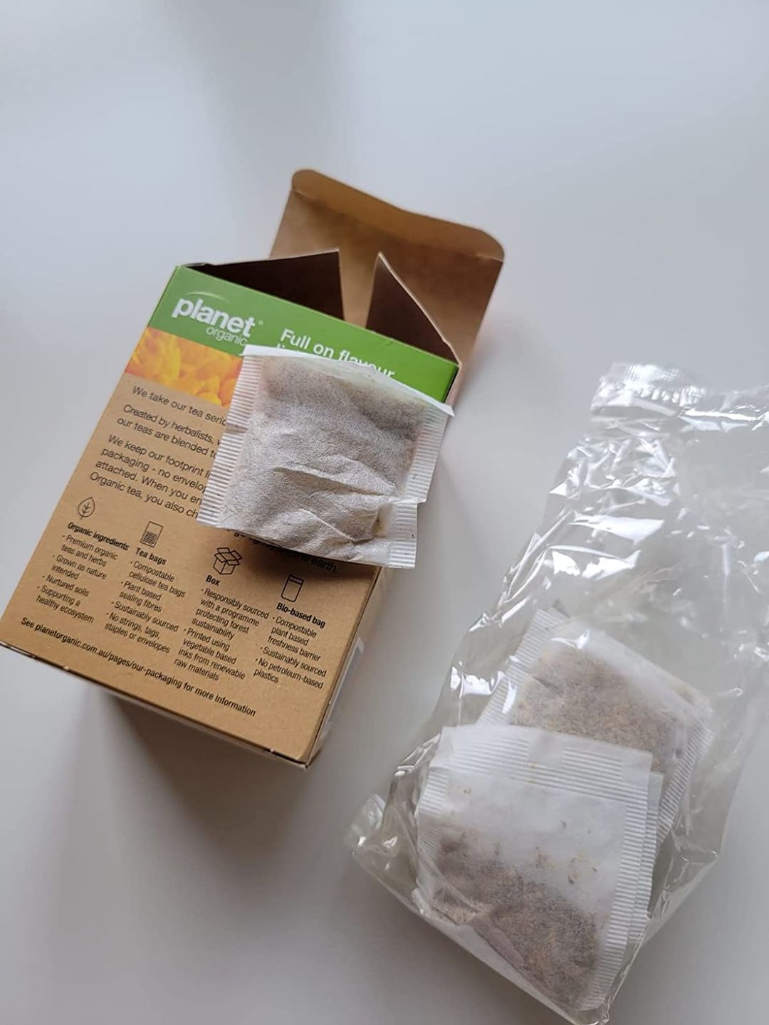 Customer photo review of Calendula Tea Bags