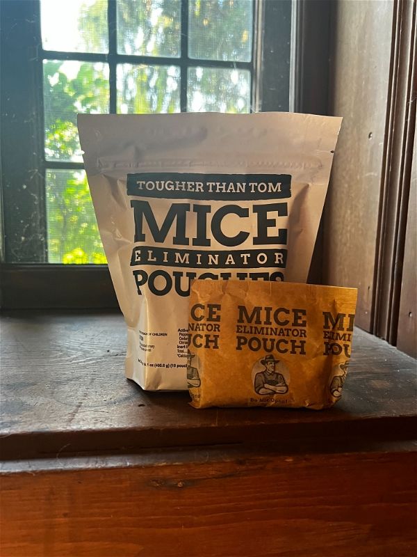 Customer photo review of Mice Eliminator Pouches