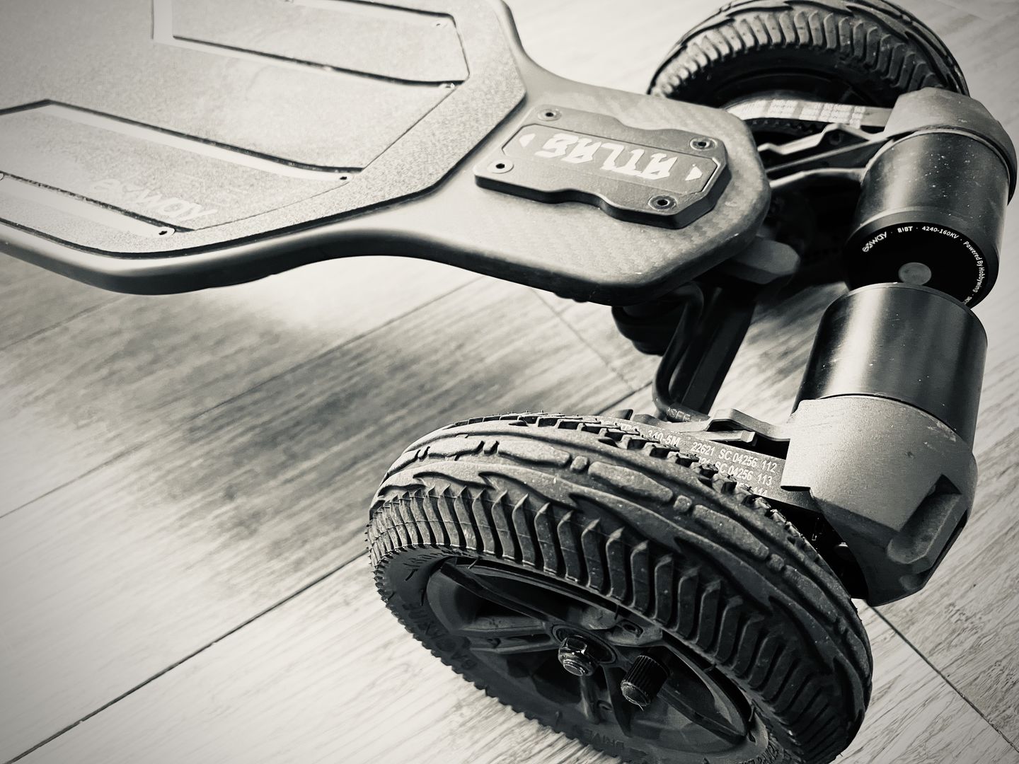 Customer photo review of Backfire Hammer 160mm Pneumatic Tires and Parts