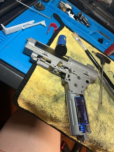 Customer photo review of Modify Tappet Plate for AEG Gearbox Ver. 2
