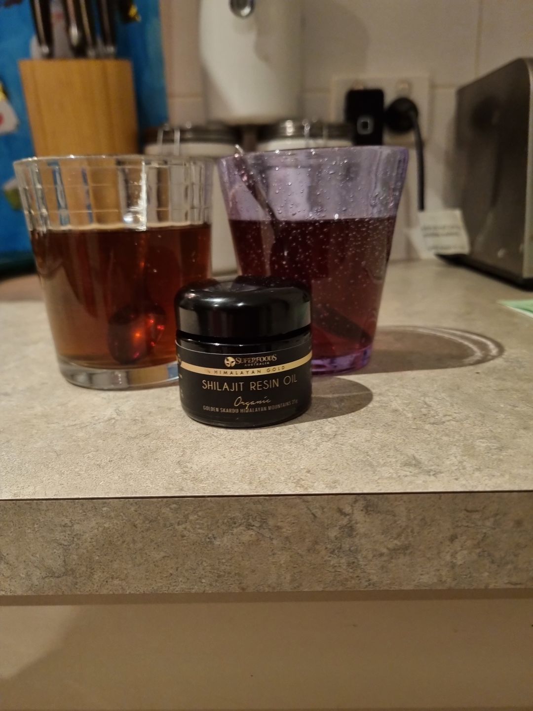 Customer photo review of Shilajit Resin Oil Himalayan Gold
