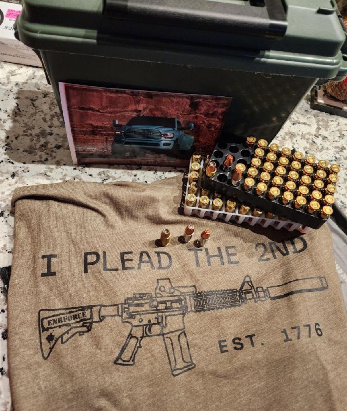 Customer photo review of I Plead The 2nd - Tee