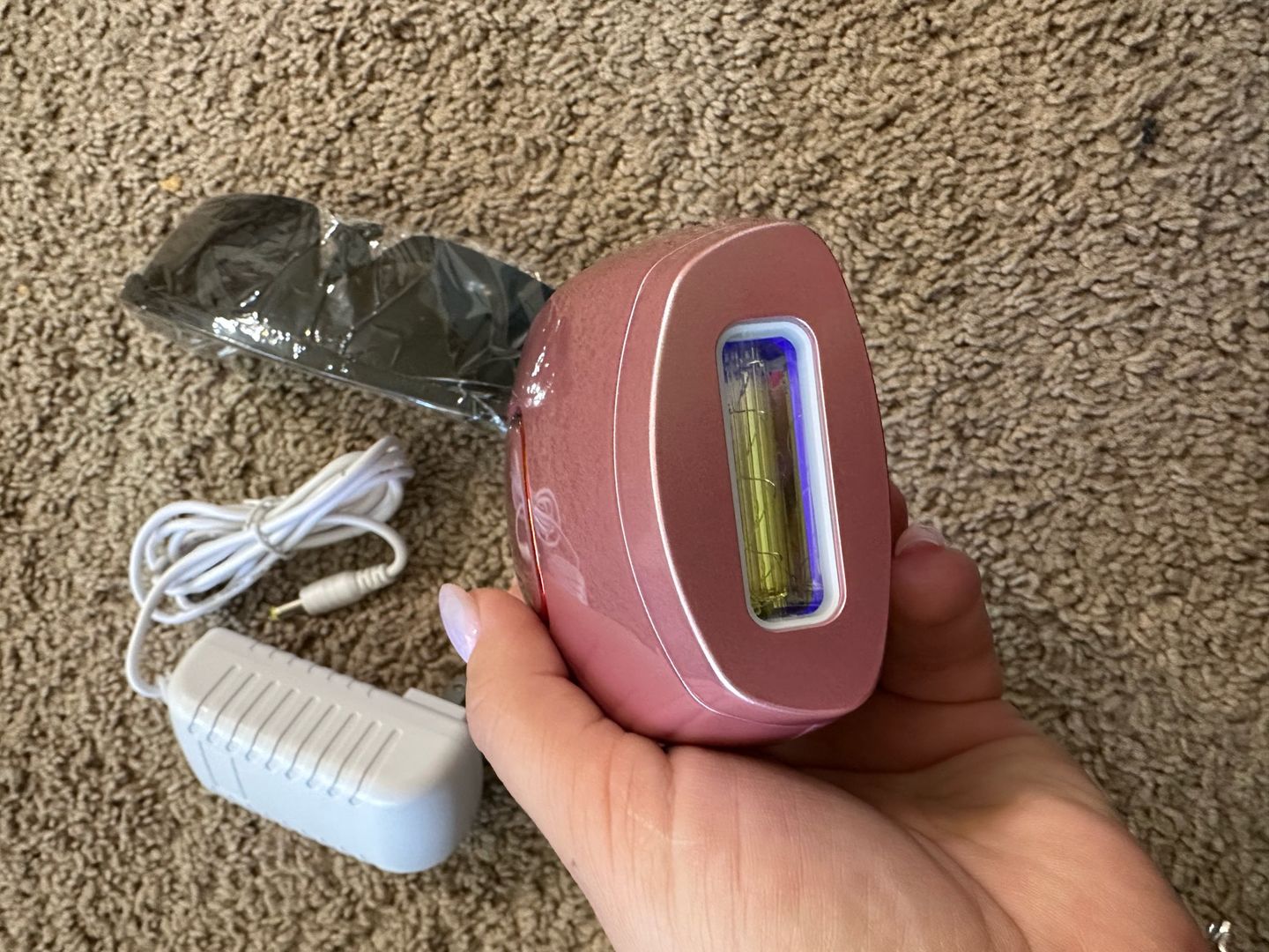 Customer photo review of GlowPro IPL Laser Facial & Whole Body Hair Removal Handset - AU Plug