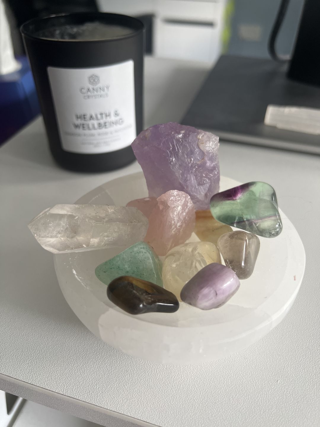 Customer photo review of Selenite - Bowl