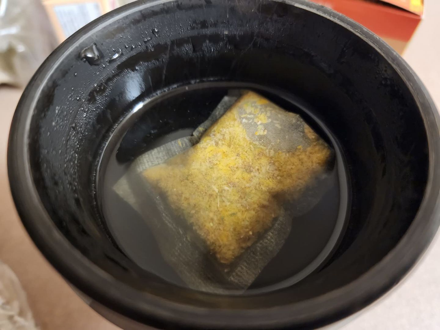 Customer photo review of Calendula Tea Bags