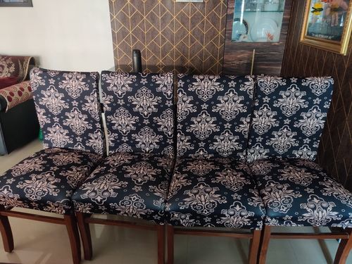 Customer photo review of Magic Universal Chair Cover - Beige & Black