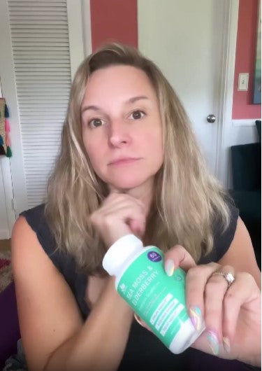 Customer photo review of Sea Moss Elderberry Gummies