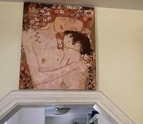 Customer photo review of Mother and Child - Paint by Numbers