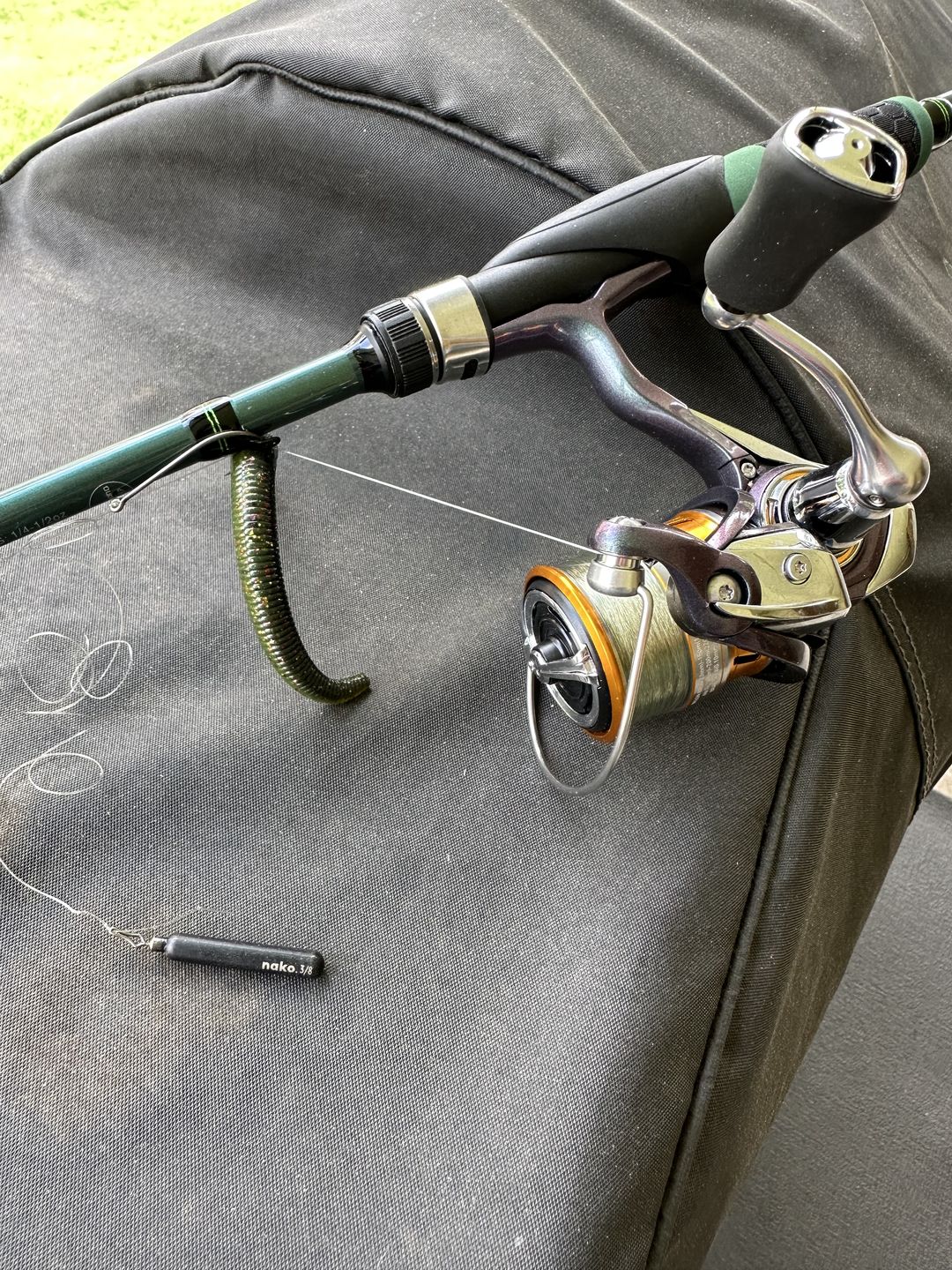 Customer photo review of 97% Density Tungsten Skinny Drop Shot Weights | Bulk Pack | Cylinder Drop Shot Weights