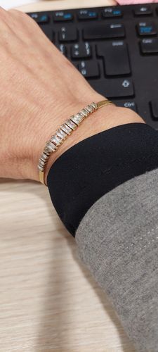 Customer photo review of Bracciale snake baguette