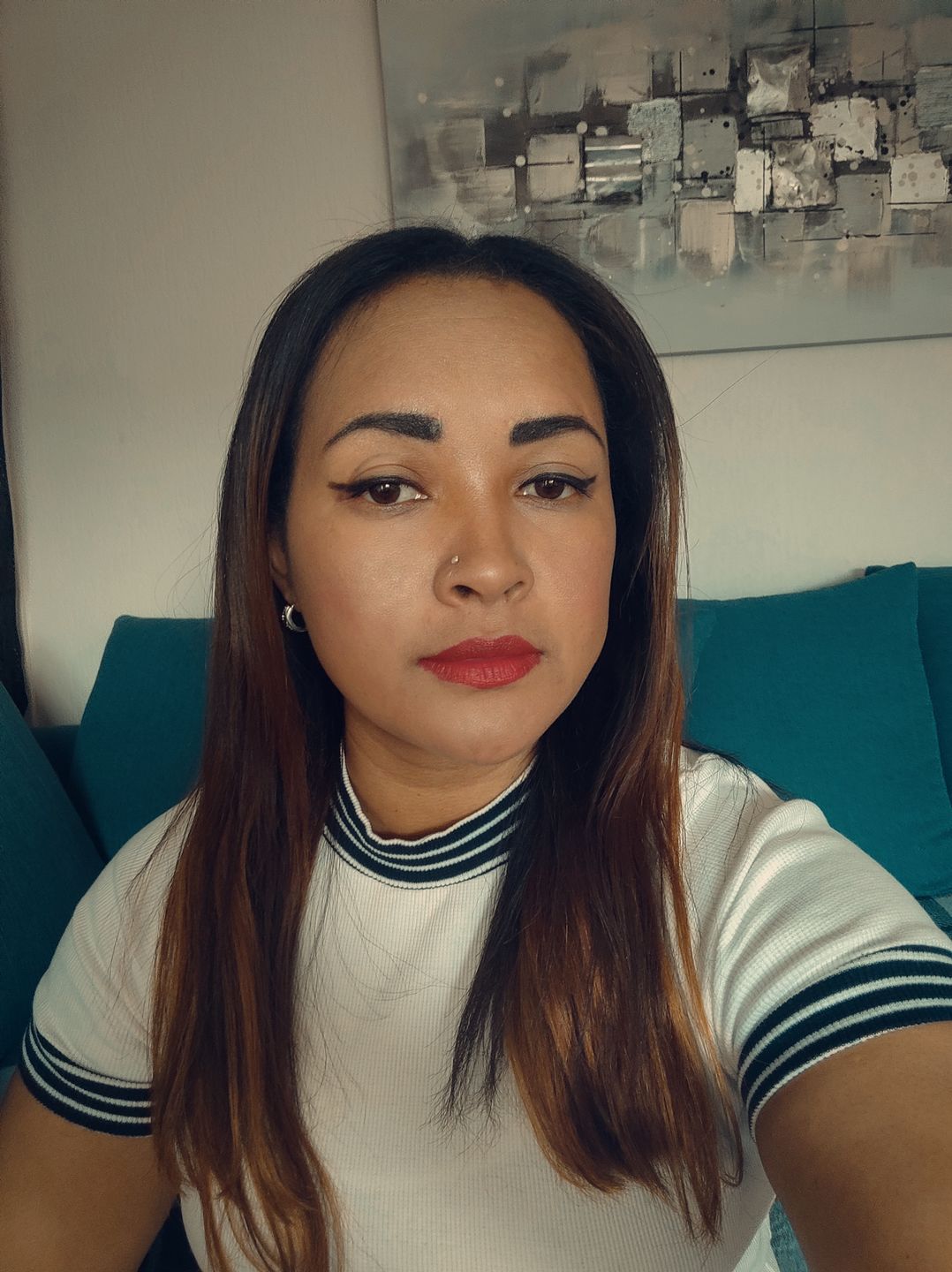 Customer photo review of Lissage Au Tanin Salvatore Blue Gold