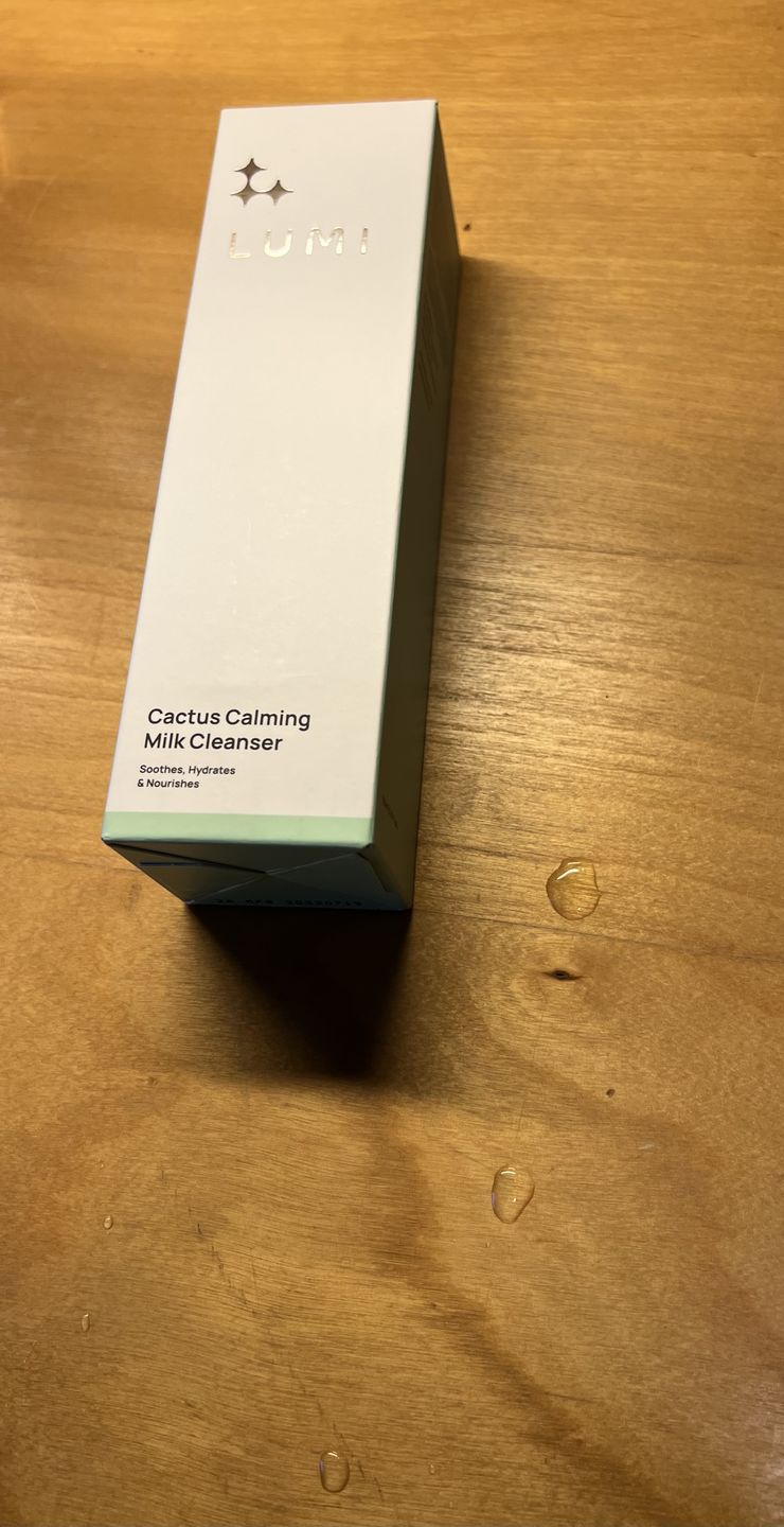 Customer photo review of Cactus Calming Milk Cleanser
