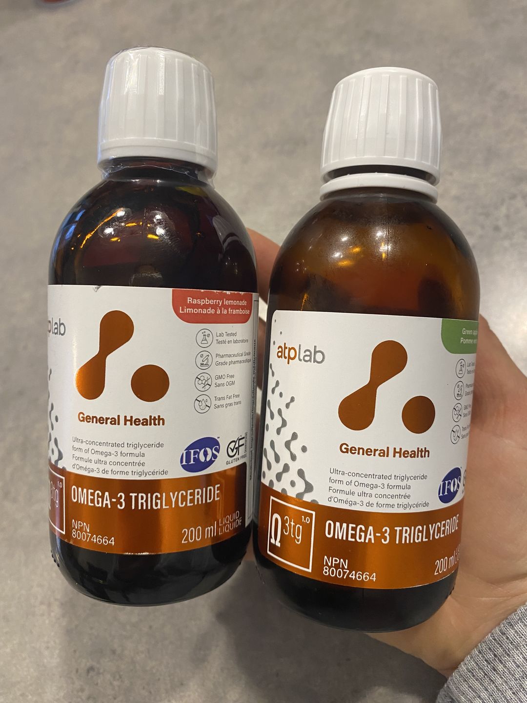 Customer photo review of ATP LAB - Oméga-3 Triglycéride 200mL