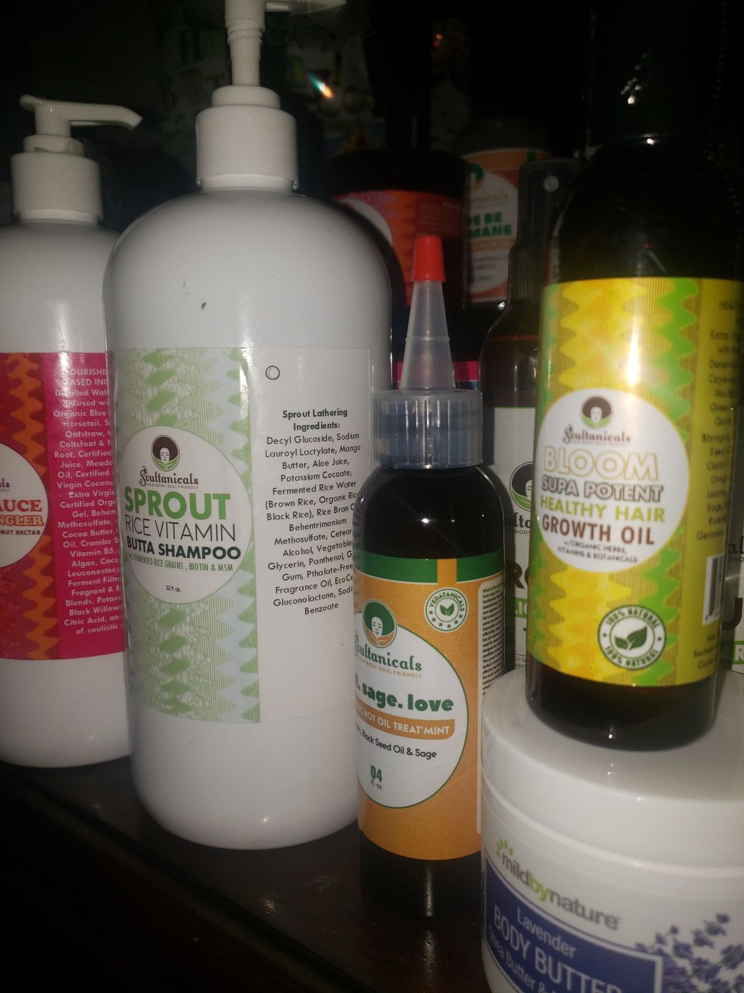 Customer photo review of Bloom- Supa Potent Healthy Hair Growth Oil