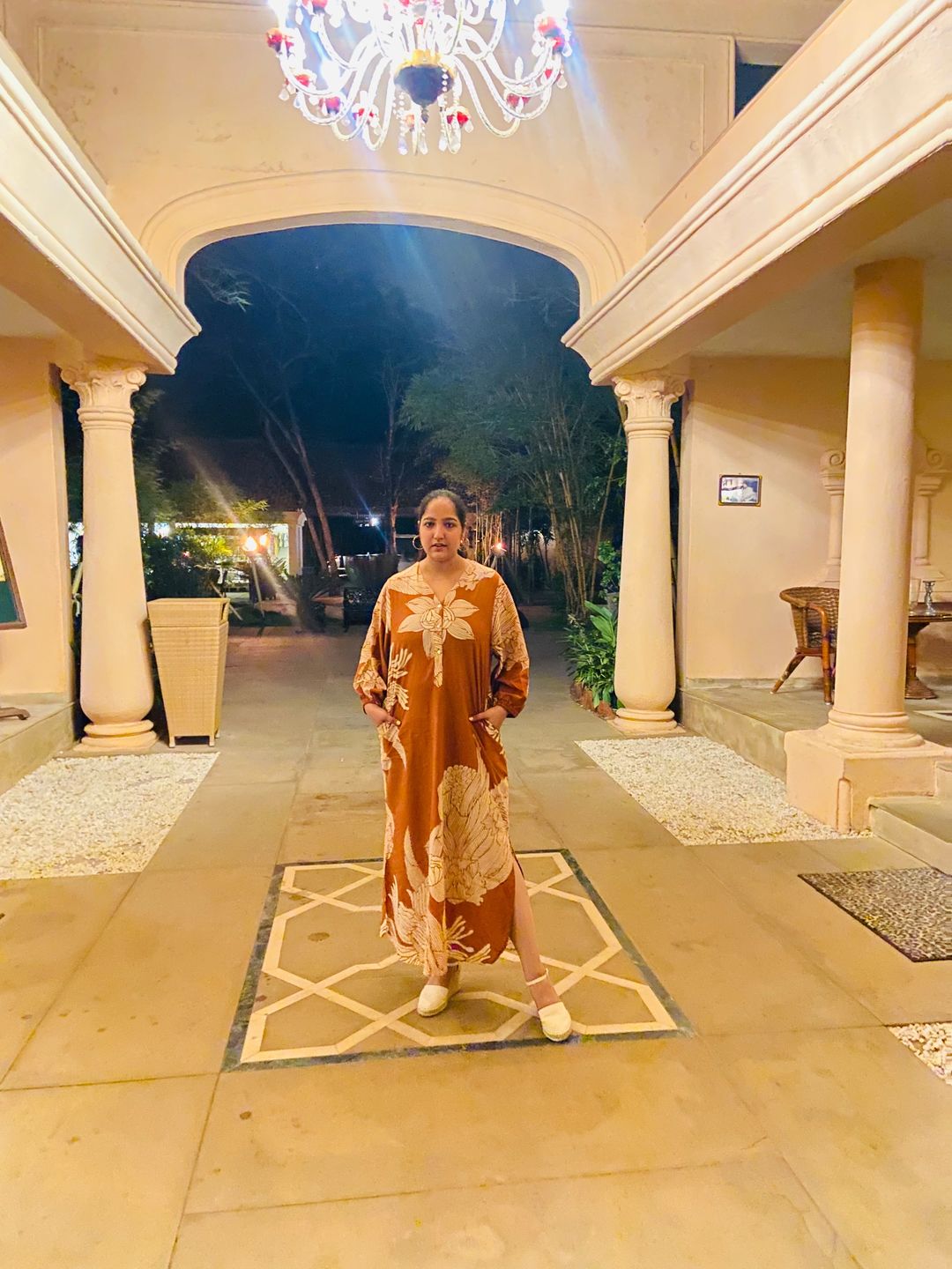 Customer photo review of Anika Dress - Terracotta Satori