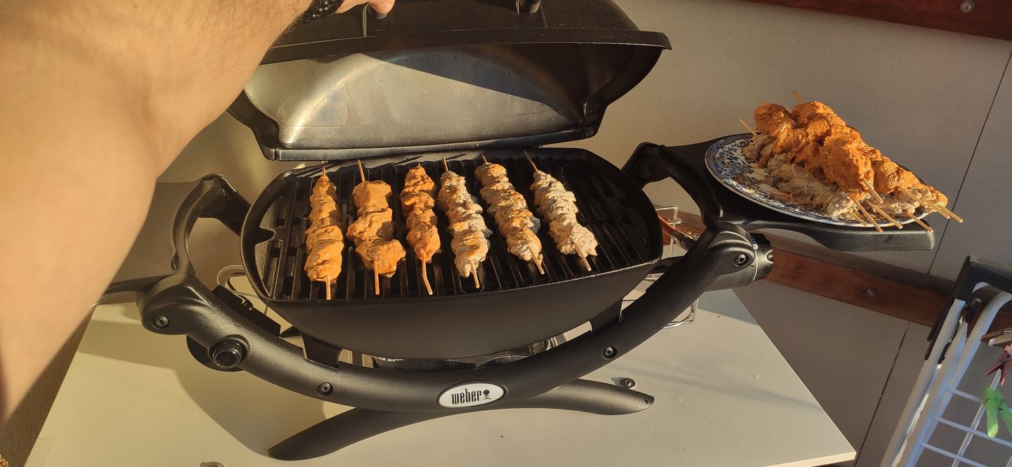 Customer photo review of Lamm-Schaschlik Knoblauch-Pfeffer – würzig mariniert aus der Keule | mySchaschlik
