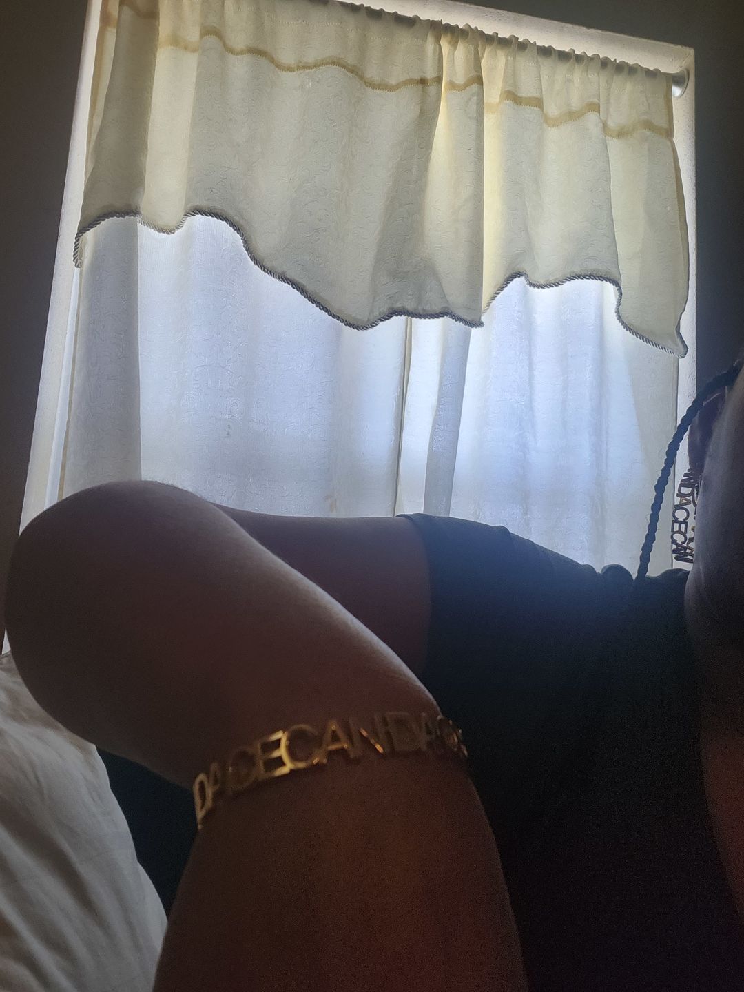 Customer photo review of Personalized Name Bangle