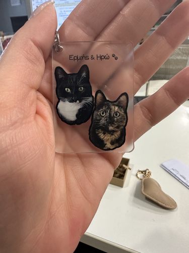 Customer photo review of Μπρελόκ με το Δικό σας Κατοικίδιο
