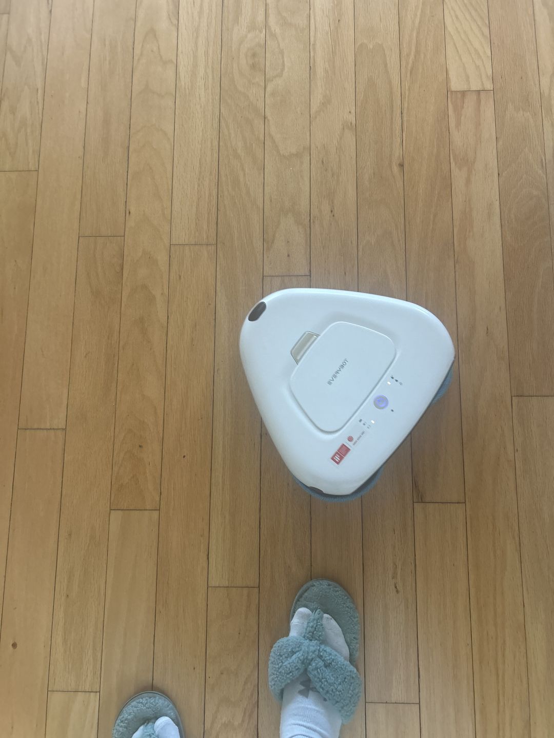 Customer photo review of EVERYBOT Three Spin - The Ultimate Robot Mop for your Hard Floor Care w/2 Year Warranty