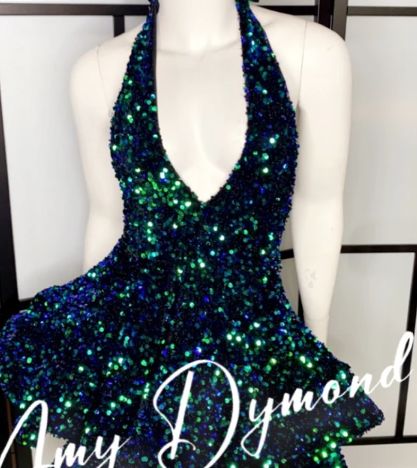 Customer photo review of Hunter Green Sequin On Velvet