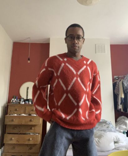 Customer photo review of KAMI NO.7358 DIAMOND SWEATER