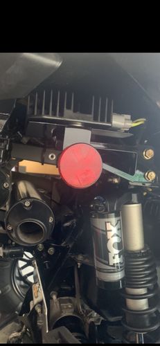 Customer photo review of Voltage Regulator Relocate for Can-Am Renegade G2