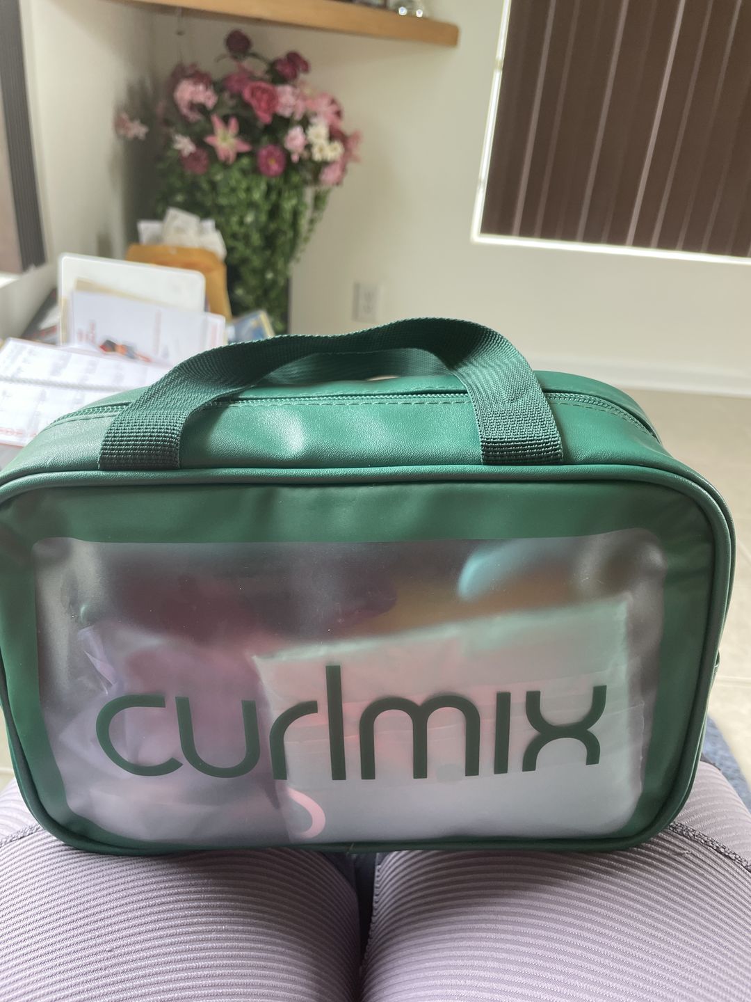 Customer photo review of CurlMix Heavy Duty Travel Bag for Curly Hair