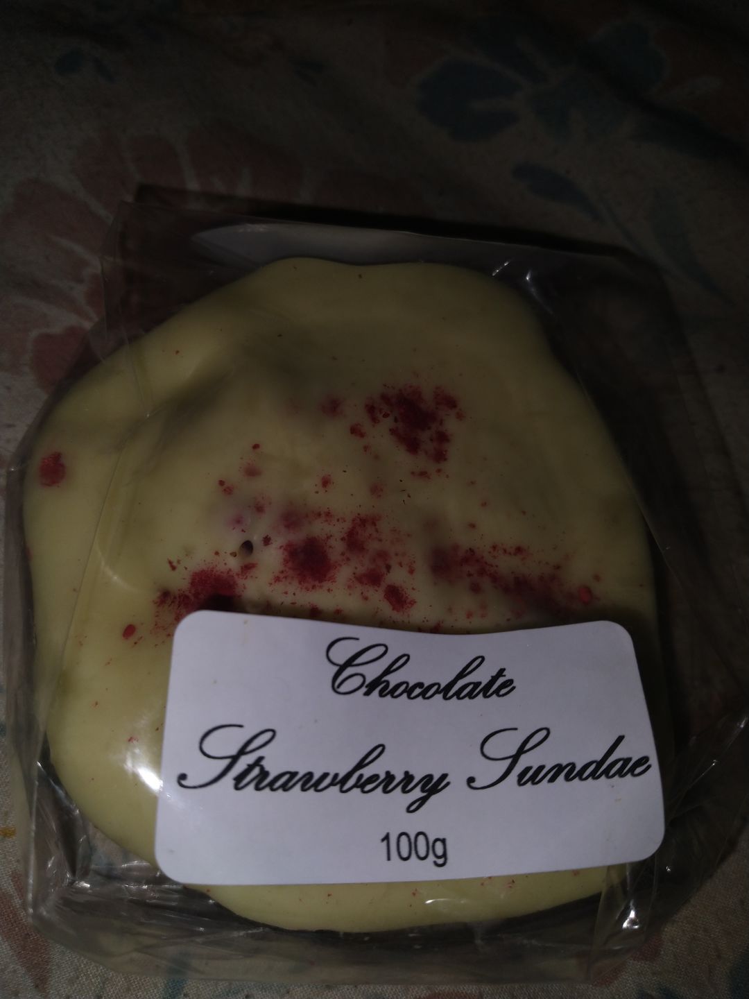 Customer photo review of Strawberry Sundae