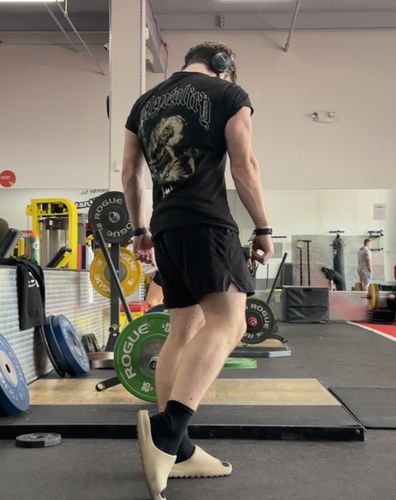 Customer photo review of Against All Odds : Hercules - Black Tee