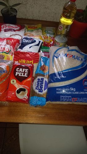 Customer photo review of Cesta Kit Limpeza Plus