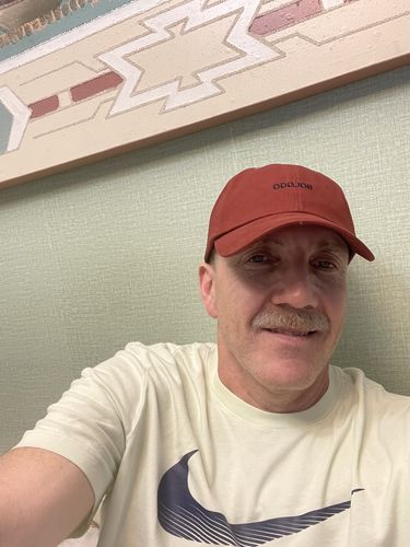 Customer photo review of Big Red Brick Dad Hat