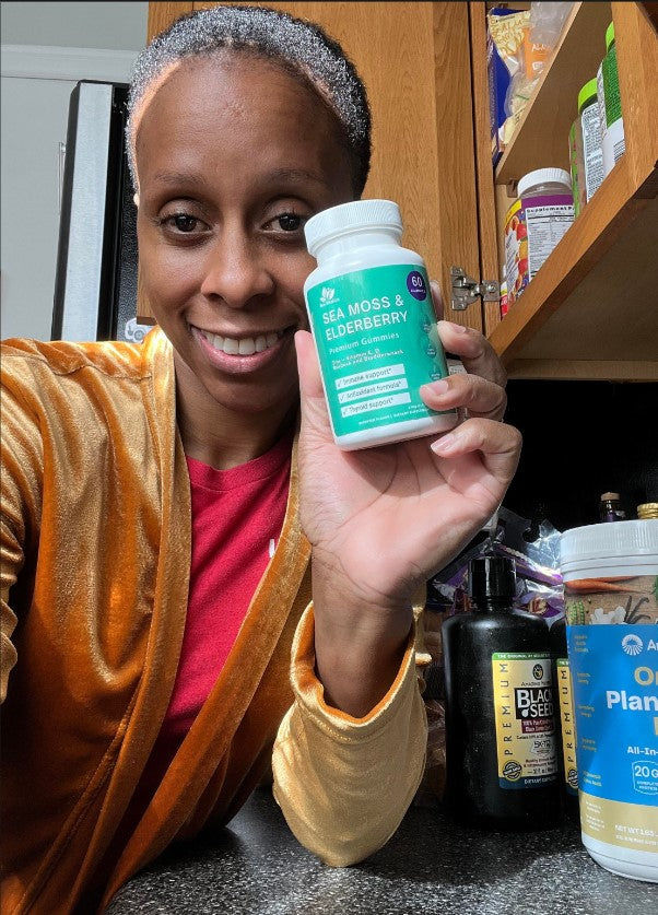 Customer photo review of Sea Moss Elderberry Gummies