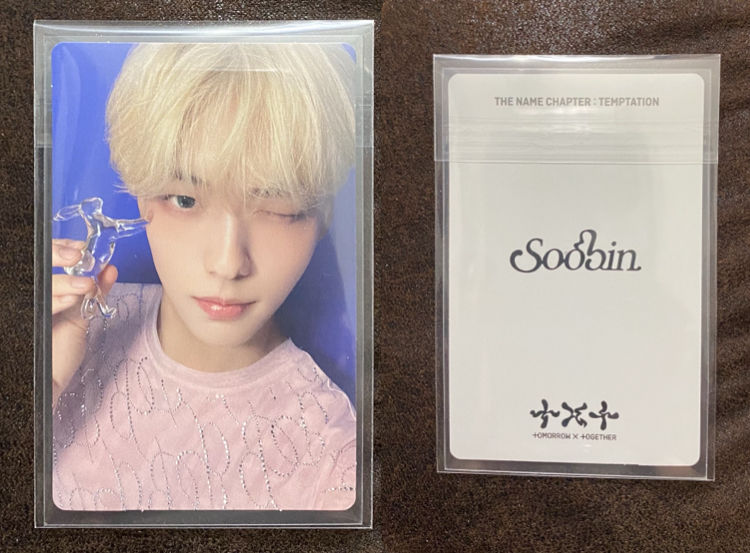 Customer photo review of PREMIUM RESEALABLE PHOTOCARD SLEEVES - CLEAR VERSION (61x91MM)