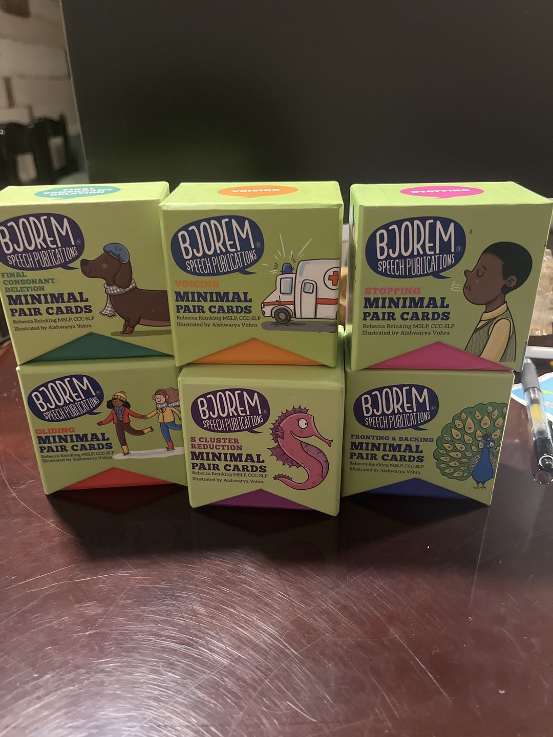 Customer photo review of Minimal Pairs Bundle - 6 Box Set