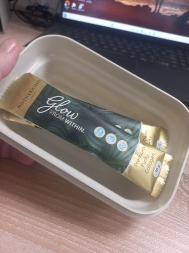 Customer photo review of Glow From Within Collagen Single Servings