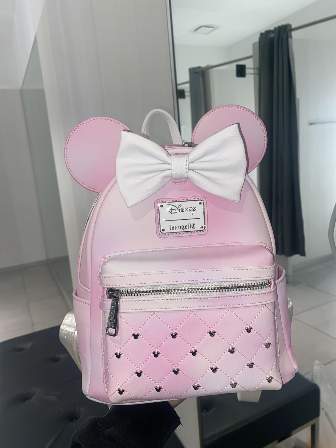 Customer photo review of 707 Street Exclusive - Loungefly Disney The Minnie Mouse Classic Series Mini Backpack - Sakura