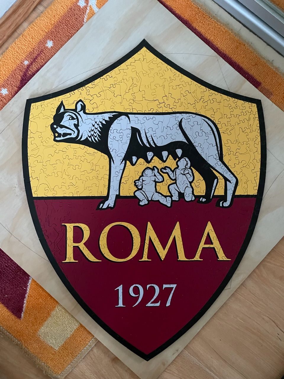 Customer photo review of AS Roma® Logo - Official Wooden Puzzle