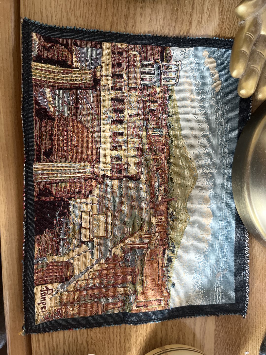 Customer photo review of Arazzo Jacquard Mouse Pad