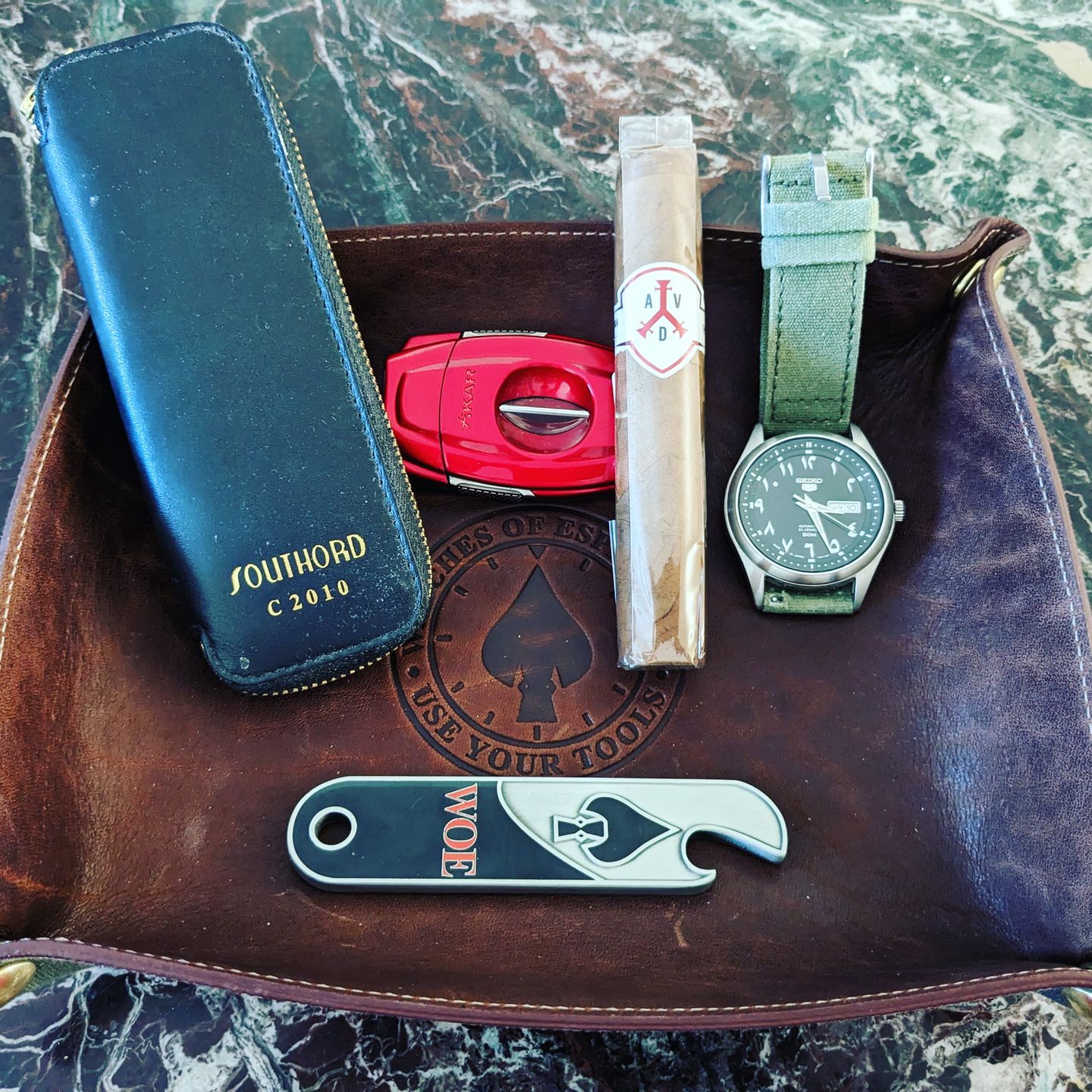 Customer photo review of EDC Travel Valet & Bottle Opener