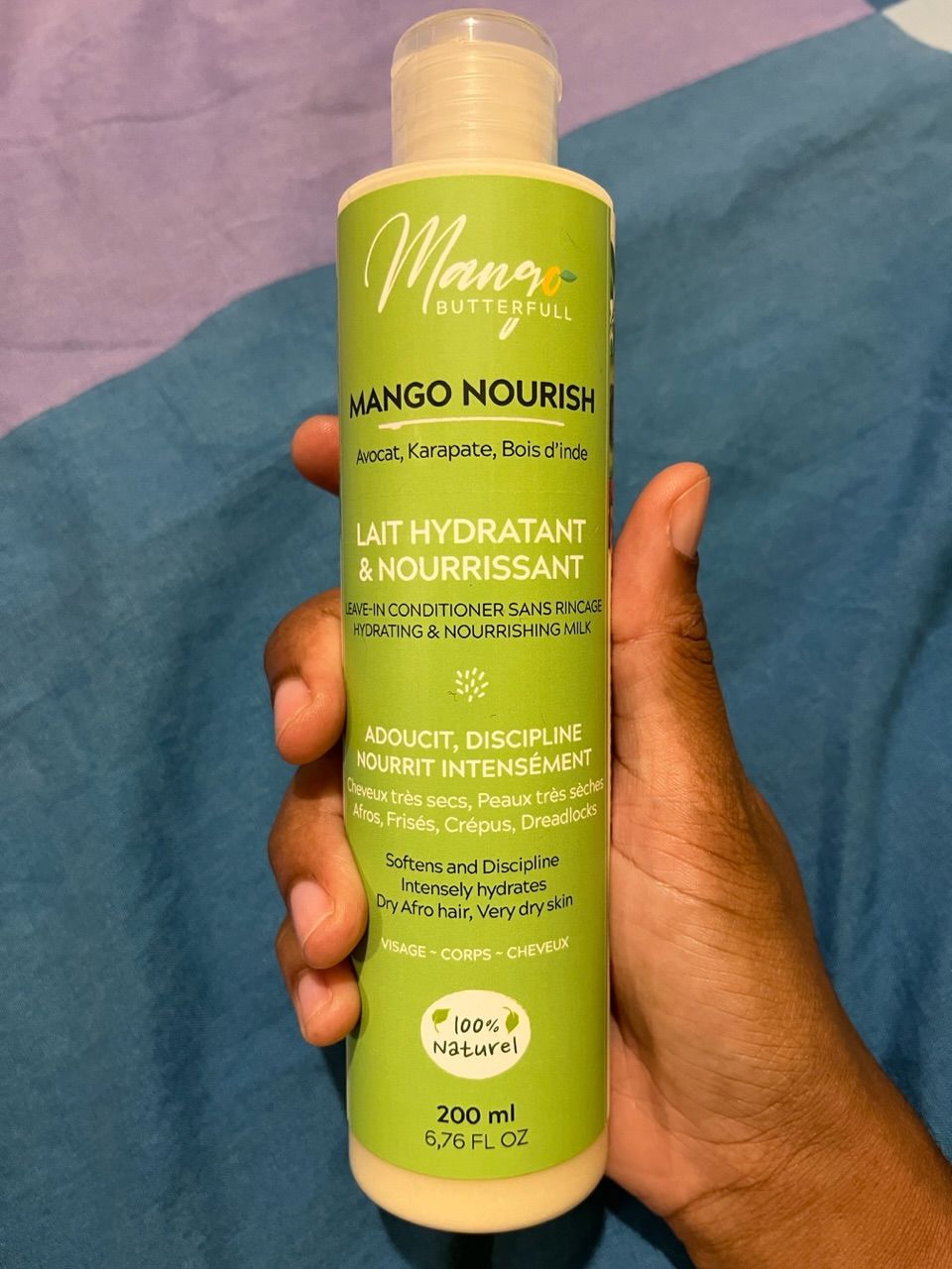 Customer photo review of Lait hydratant et nourrissant - NOURISH