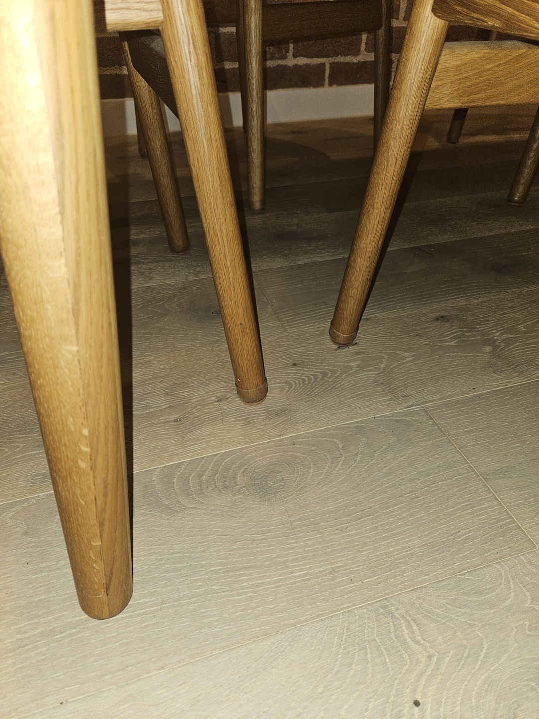 Customer photo review of Groovy Silicone Felt Chair Leg Glides