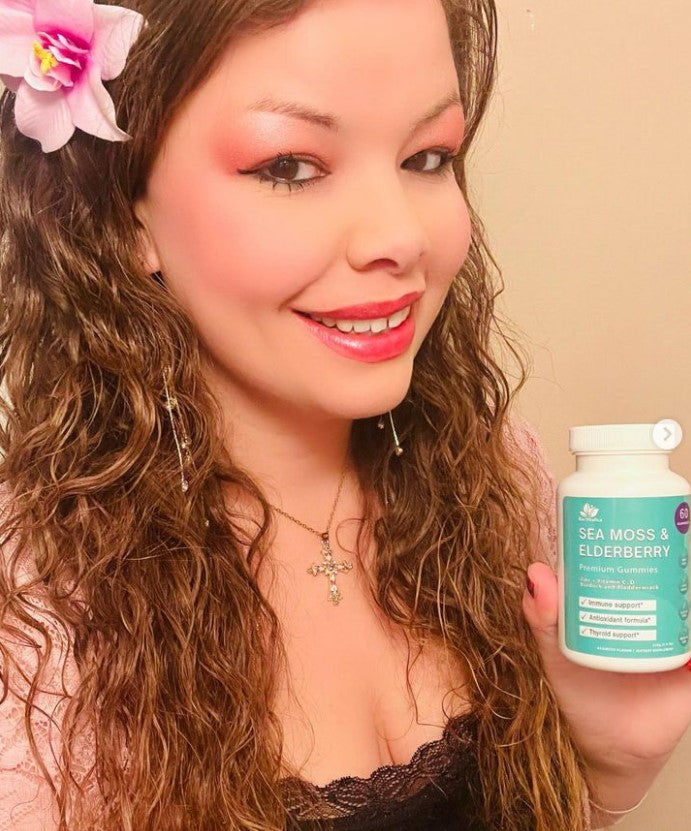 Customer photo review of Sea Moss Elderberry Gummies