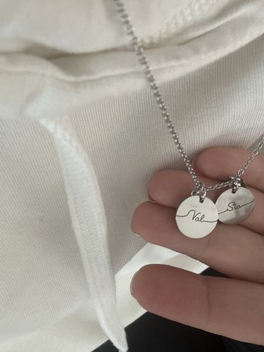 Customer photo review of Ogrlica: Name Birthstone