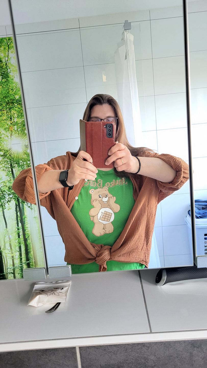 Customer photo review of Schoko Bärchi - Glücksbärchi - Damenshirt