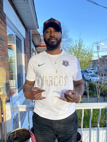 Customer photo review of Maillot Narcos - Blanc