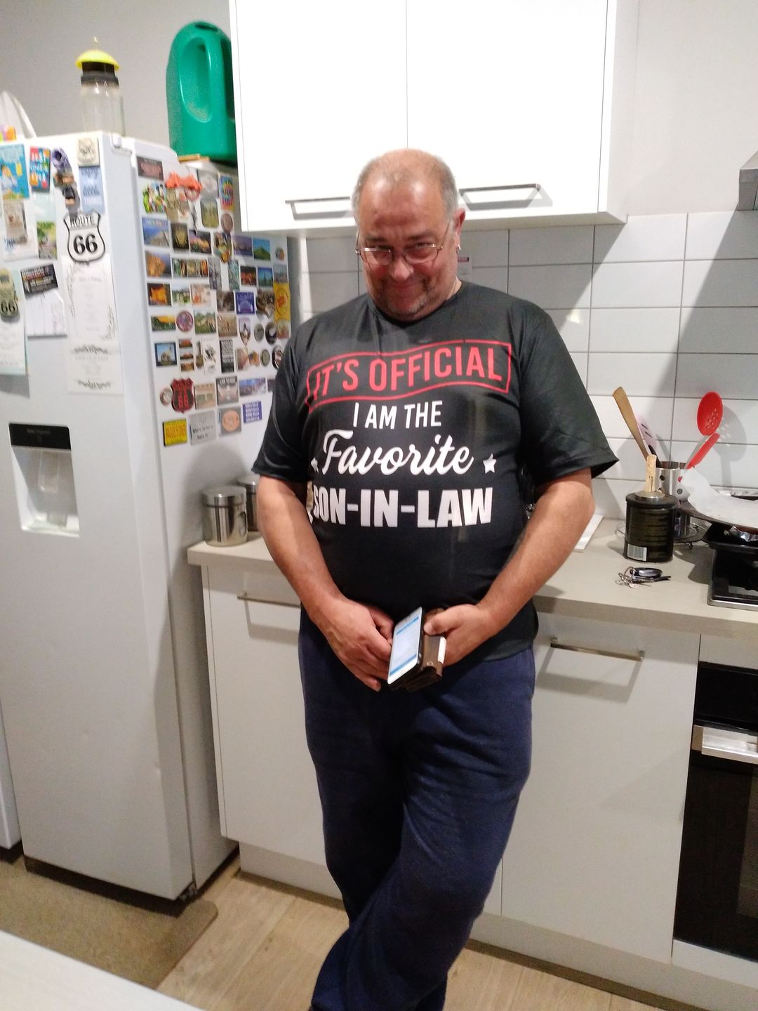 Customer photo review of I Am The Favorite Son-In-Law - Best Gift For Son-In-Law Classic T-Shirt