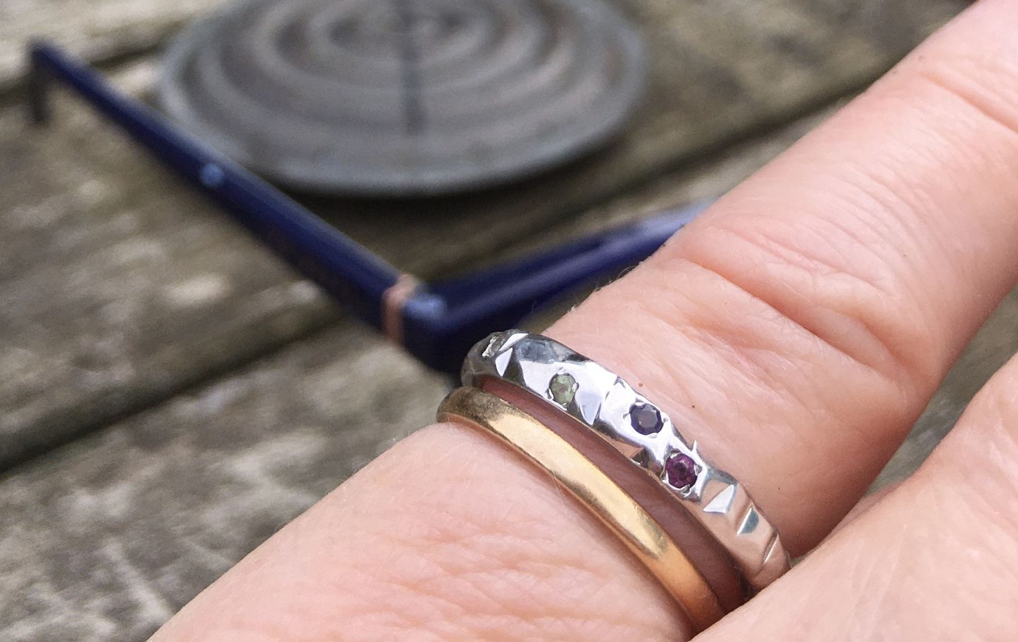 Customer photo review of Candy Slim Band Ring