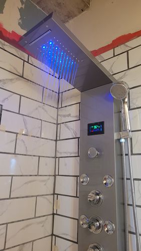 Customer photo review of Zen Falls™ Shower Unit | The Calming Shower