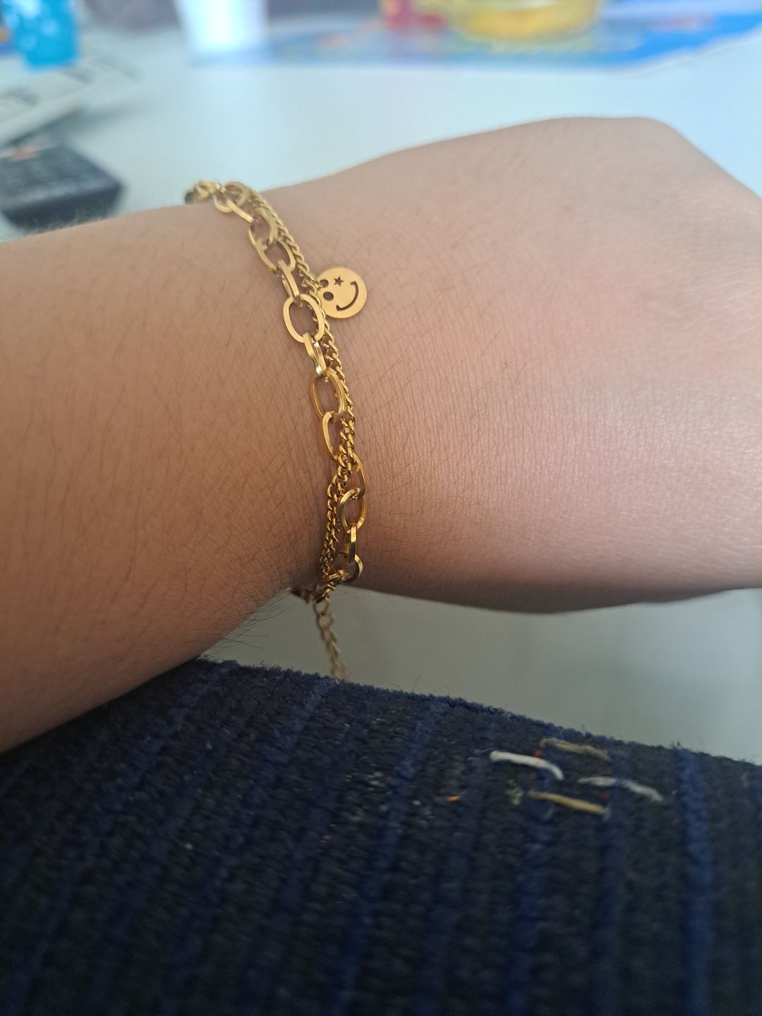 Customer photo review of Pulsera Smiley