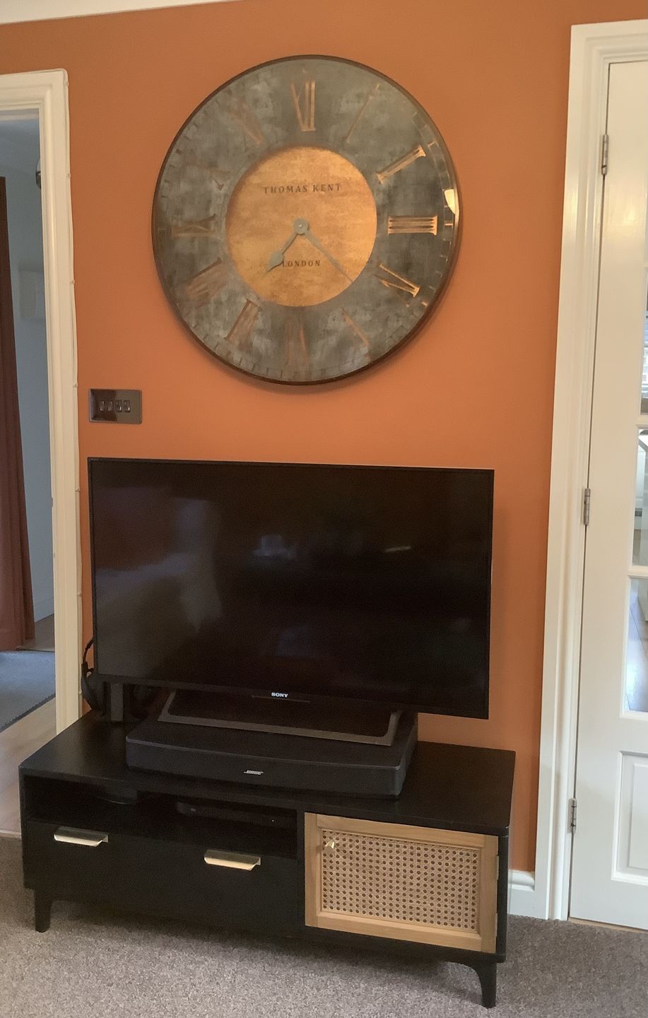 Customer photo review of Thomas Kent London. Florentine Star Wall Clock 30" (74cm) Gold. *NEW STOCK APRIL/MAY*